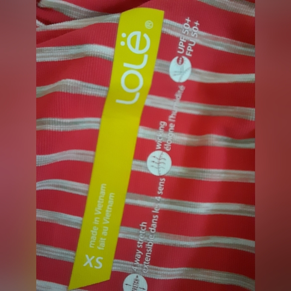 NWT Lole Women Pink Full Zip Essential Stripe Jacket. Size XS - Picture 9 of 16